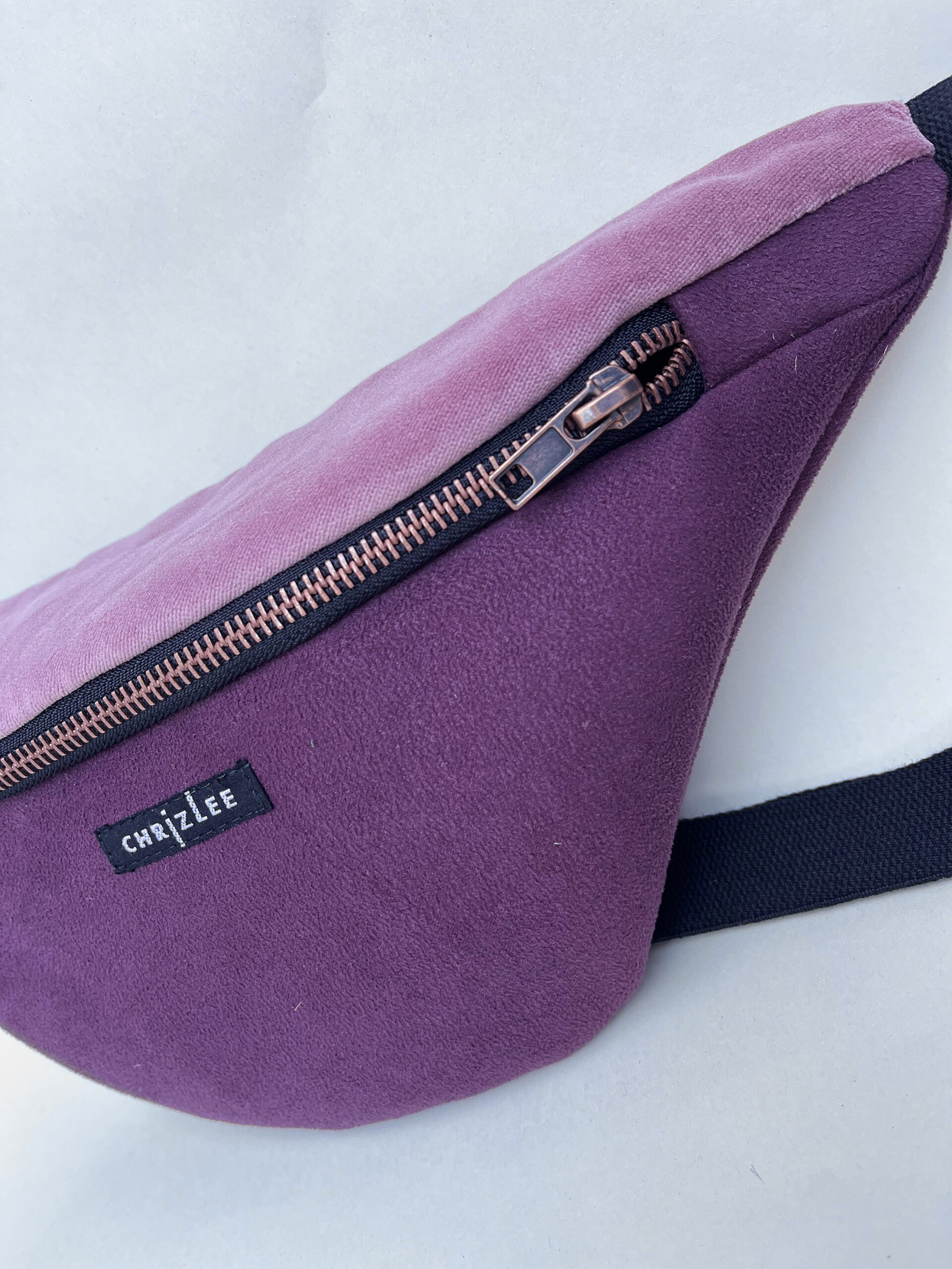 Upcycling Hipbag purple