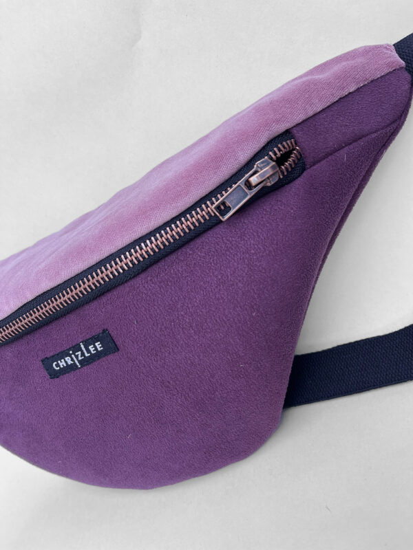 Upcycled Hipbag purple