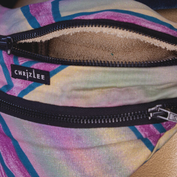 Upcycling Hipbag rainbow