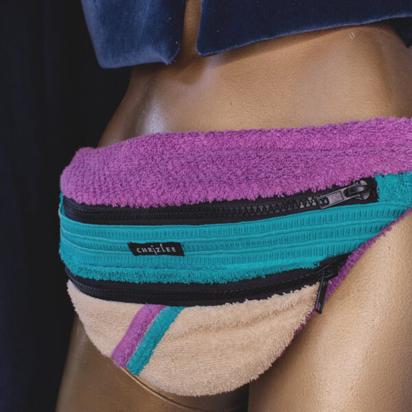 Upycling Hipbag towel tricolor