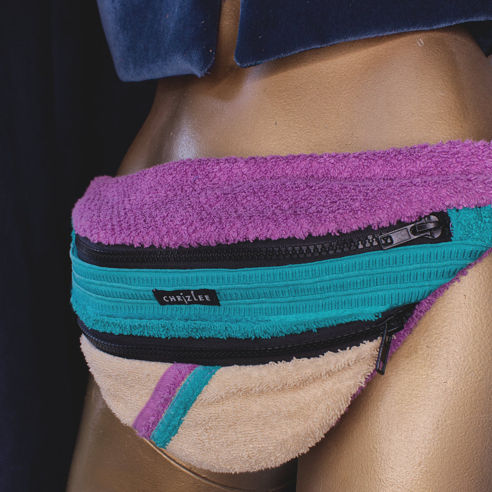 Upycling Hipbag towel tricolor