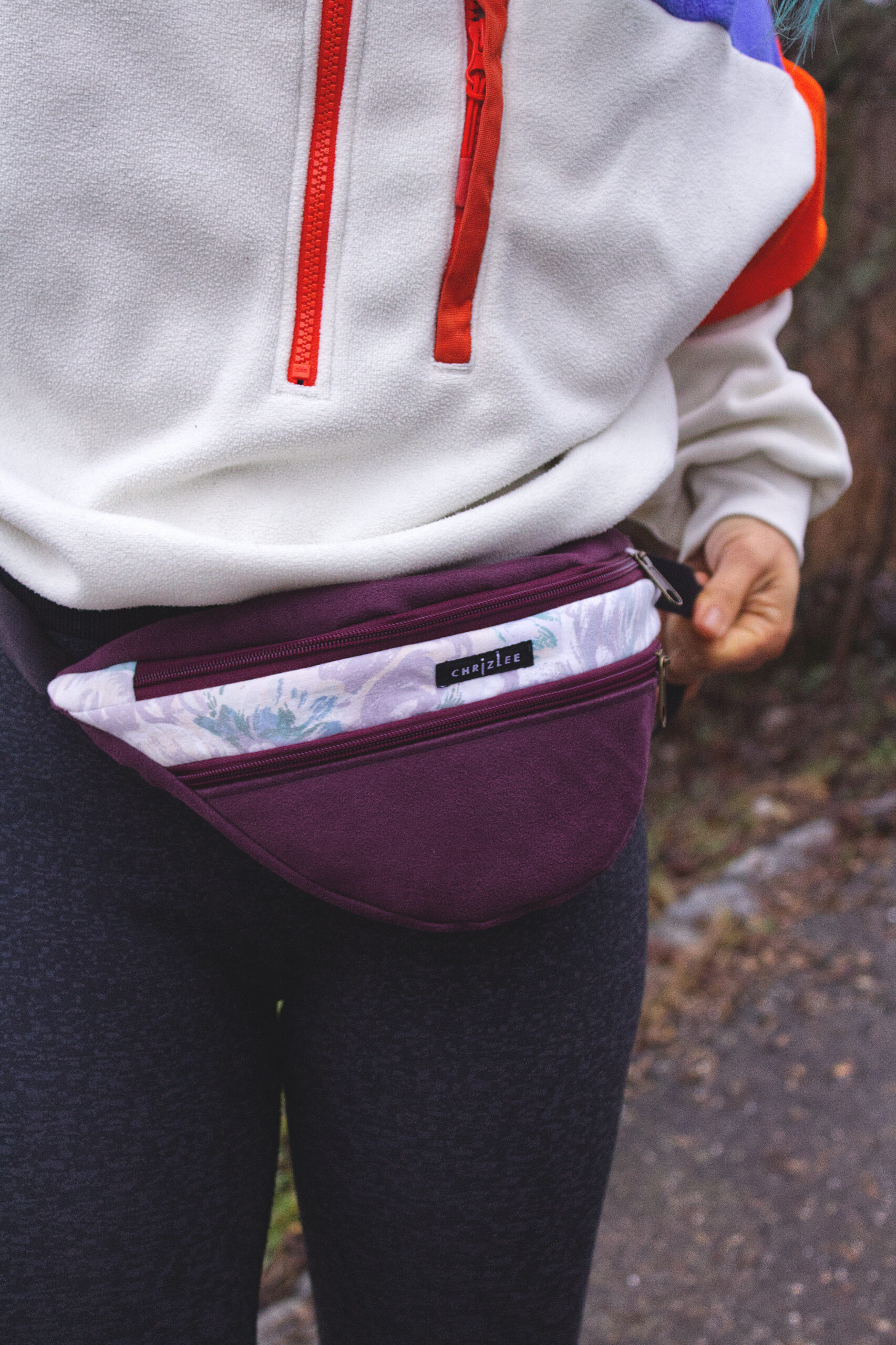 Upcycling Hipbag patterned bedlinen