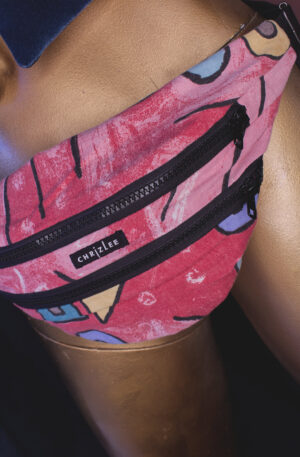 Upcycling Hipbag patterned bedlinen