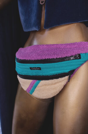 Upycling Hipbag towel tricolor